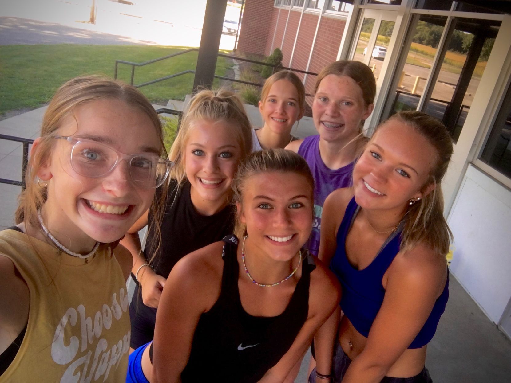 Macie Russell AOTW teammates